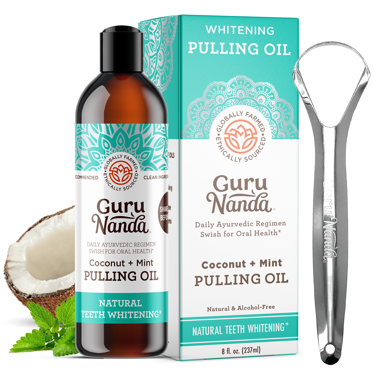ASK PUNEET: HOW DOES COCONUT + MINT MOUTHWASH DIFFER FROM TRADITIONAL MOUTHWASH? - GuruNanda