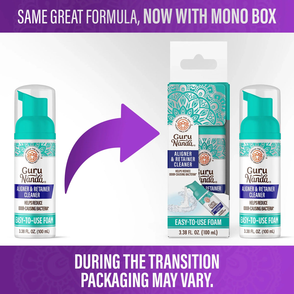 Aligner &amp; Retainer Foam Cleaner – 3.38 fl oz