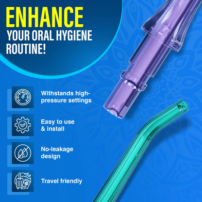 Puntas de hilo dental de repuesto para el irrigador dental Deep Clean Dental Water Flosser 2.0 XL