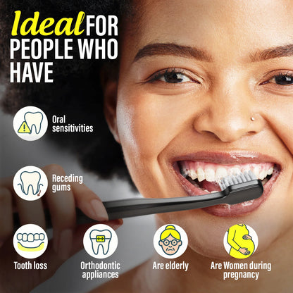 Brosse à dents extra-douce Yin &amp; Yang – Paquet de 2