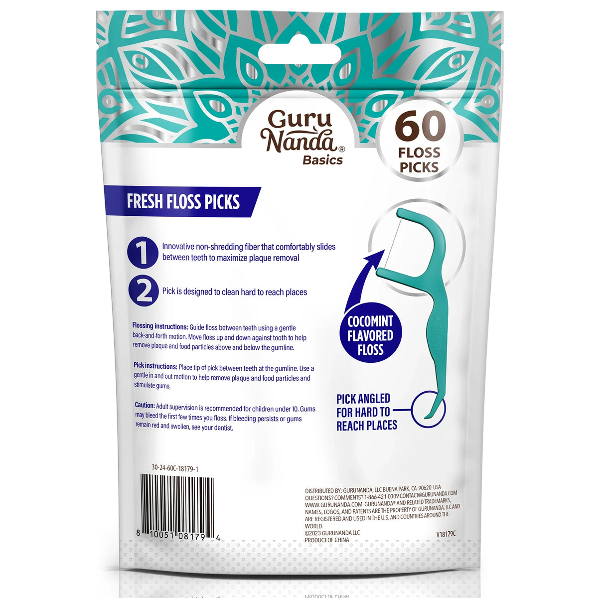 Fresh Floss Picks – 60 unidades