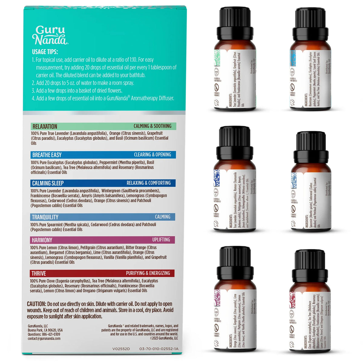 Coffret de 6 mélanges d&