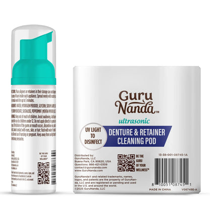 Retainer, Denture &amp; Aligner Foam Cleaner &amp; Cleaning Pod