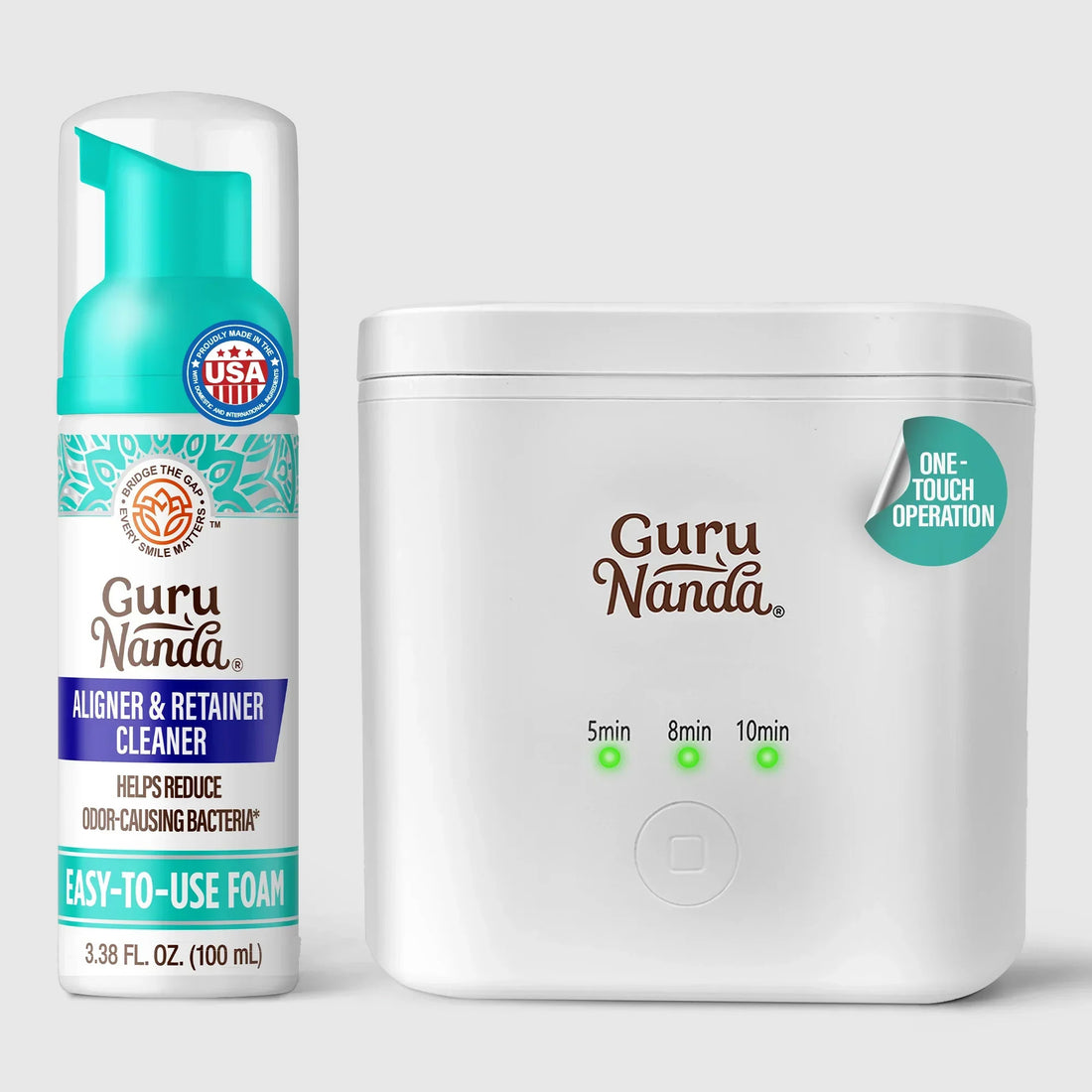 Retainer, Denture &amp; Aligner Foam Cleaner &amp; Cleaning Pod