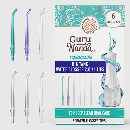 Puntas de hilo dental de repuesto para el irrigador dental Deep Clean Dental Water Flosser 2.0 XL