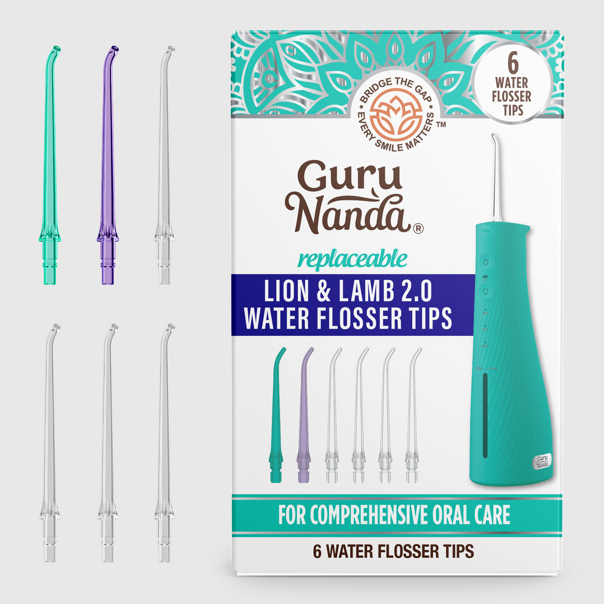 Lion &amp; Lamb 2.0 Replacement Water Flosser Tips
