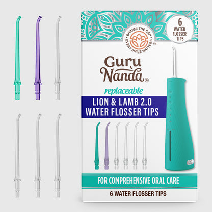 Lion &amp; Lamb 2.0 Replacement Water Flosser Tips