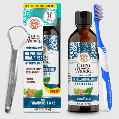 Advanced Oil Pulling with Sesame &amp; Oregano – 8 fl. oz.