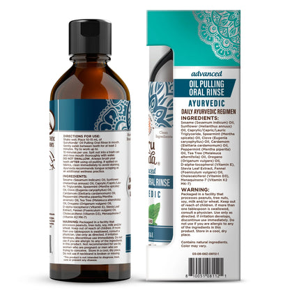 Advanced Oil Pulling with Sesame &amp; Oregano – 8 fl. oz.
