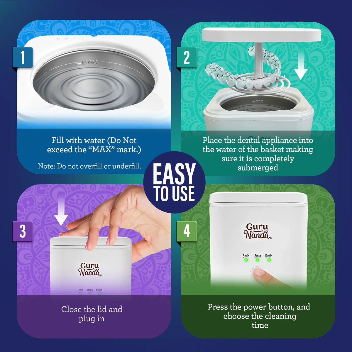 Retainer, Denture &amp; Aligner Foam Cleaner &amp; Cleaning Pod