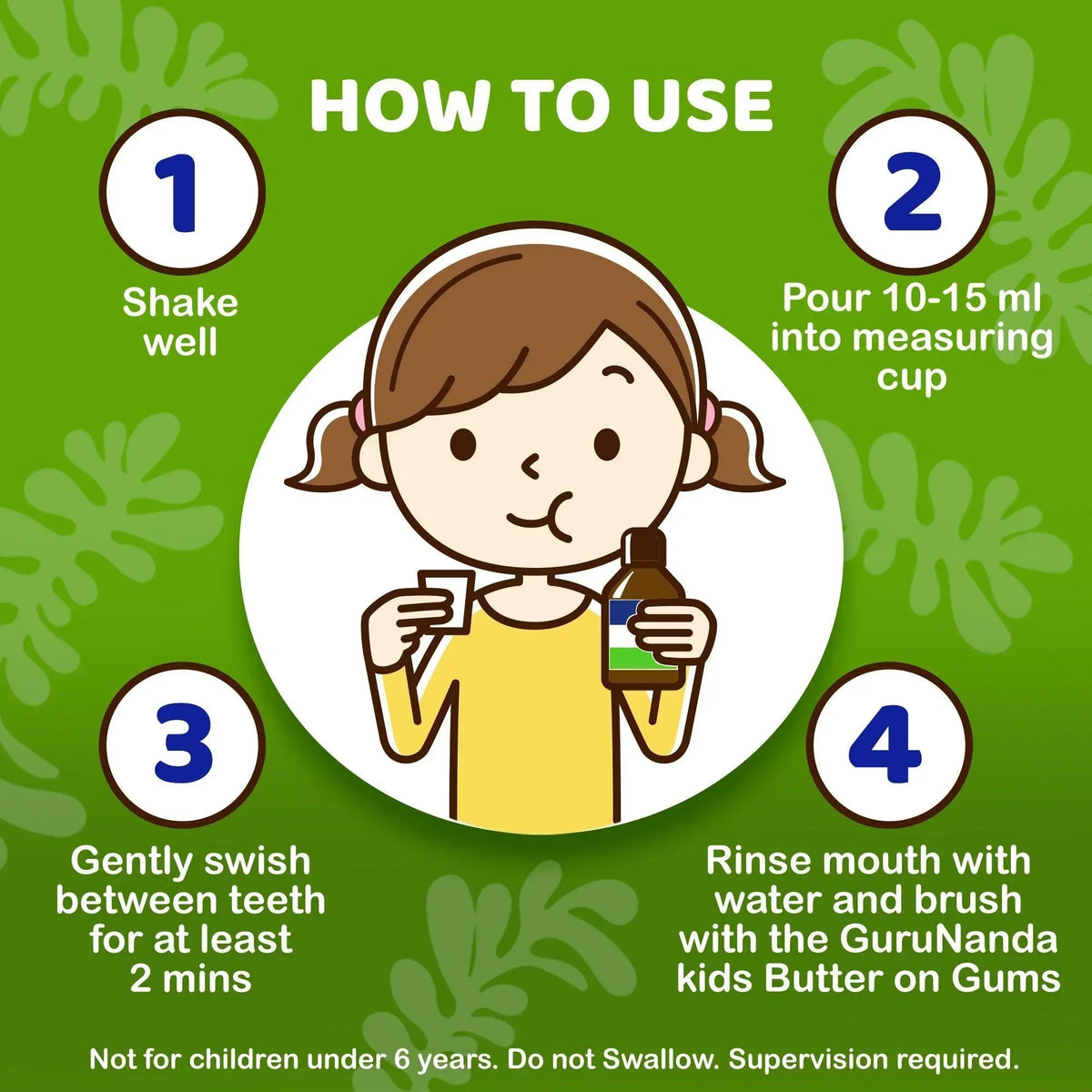 Kids Oil Pulling with Bubble Berry &amp; CoQ10 – 8 fl oz