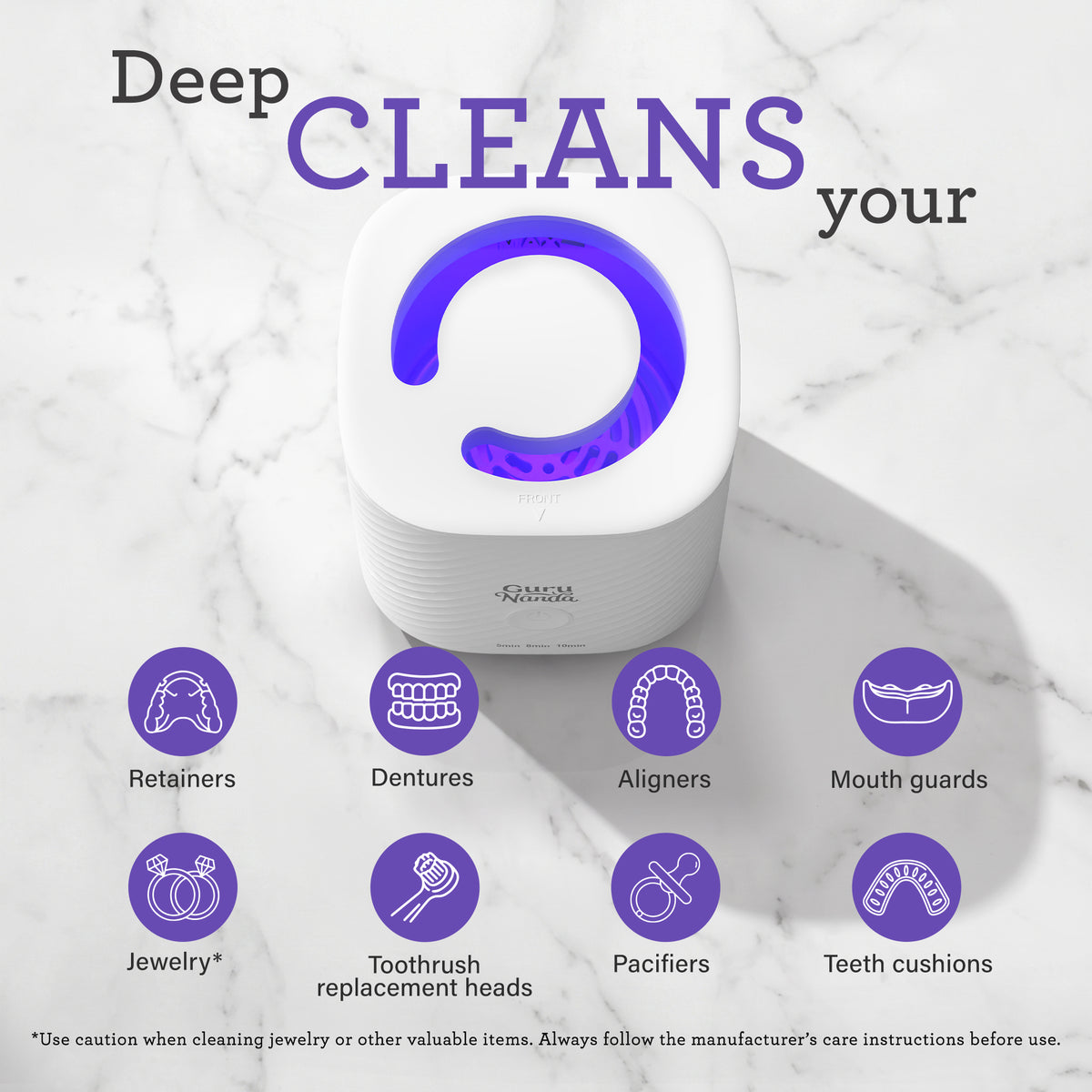 Retainer &amp; Denture Cleaning Pod