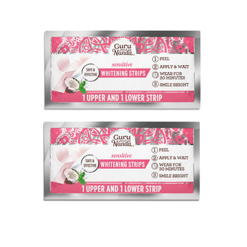 Sensitive Whitening Strips (5%HP) – 2 Count