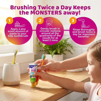 Pasta dental infantil con xilitol e hidroxiapatita, fresa mango – 27,7 g