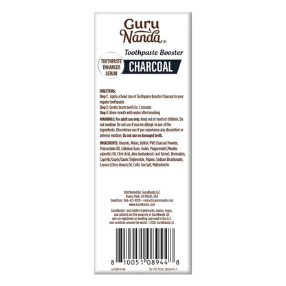 Charcoal Toothpaste Booster with 5% Charcoal Powder – 1 fl oz