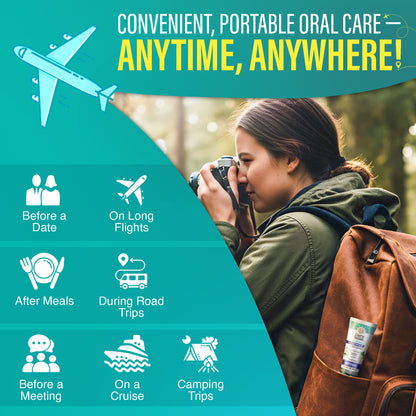 GuruNanda Hydroxyapatite &amp; Neem Whitening Toothpaste for convenient, portable oral care anytime, anywhere — before dates, flights, meals, and trips