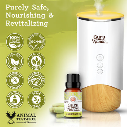 Lemongrass Essential Oil, 15 mL - 2 -Pack