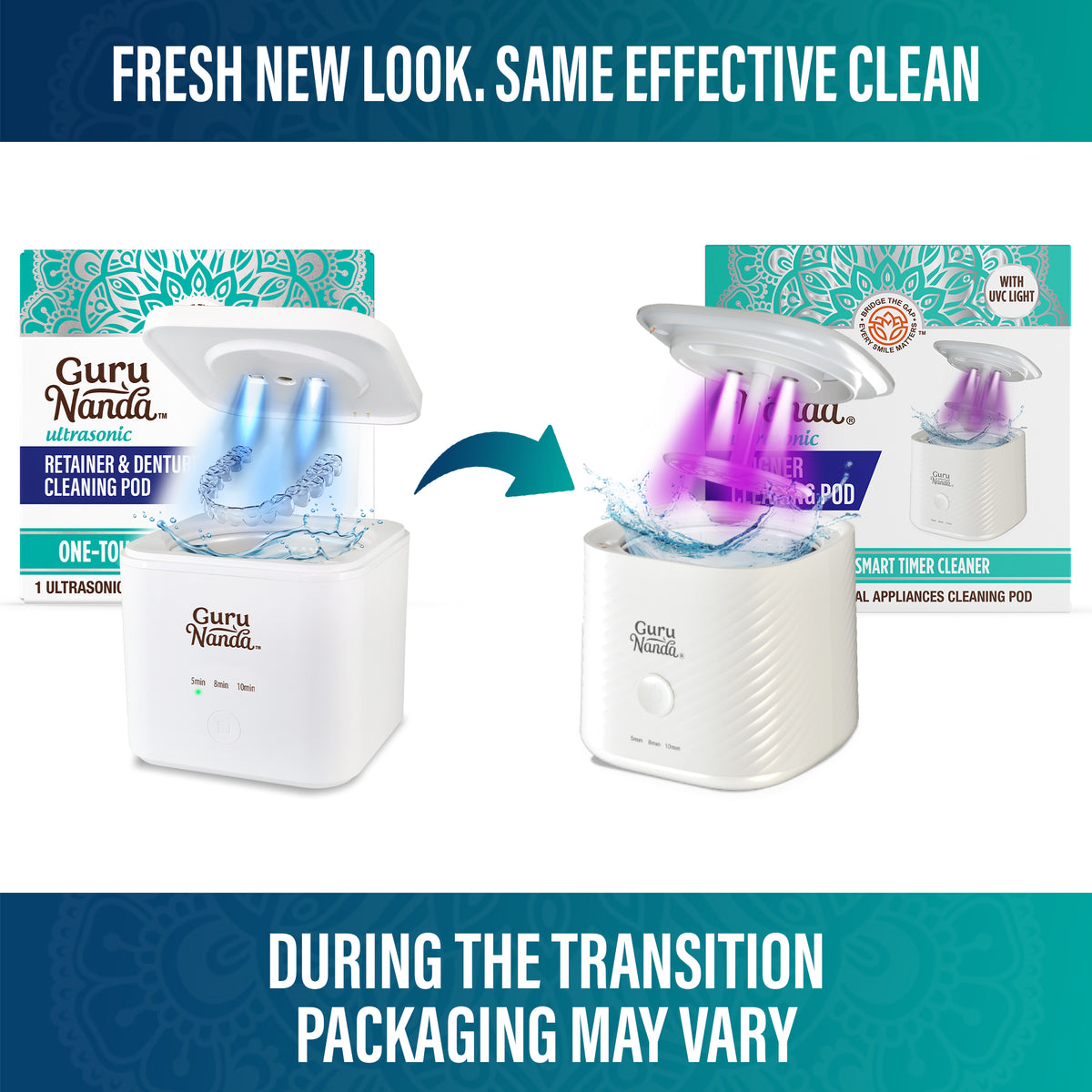 Retainer, Denture &amp; Aligner Foam Cleaner &amp; Cleaning Pod