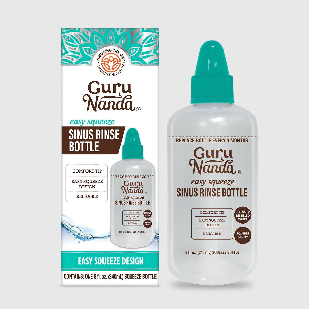 Botella para enjuague sinusal