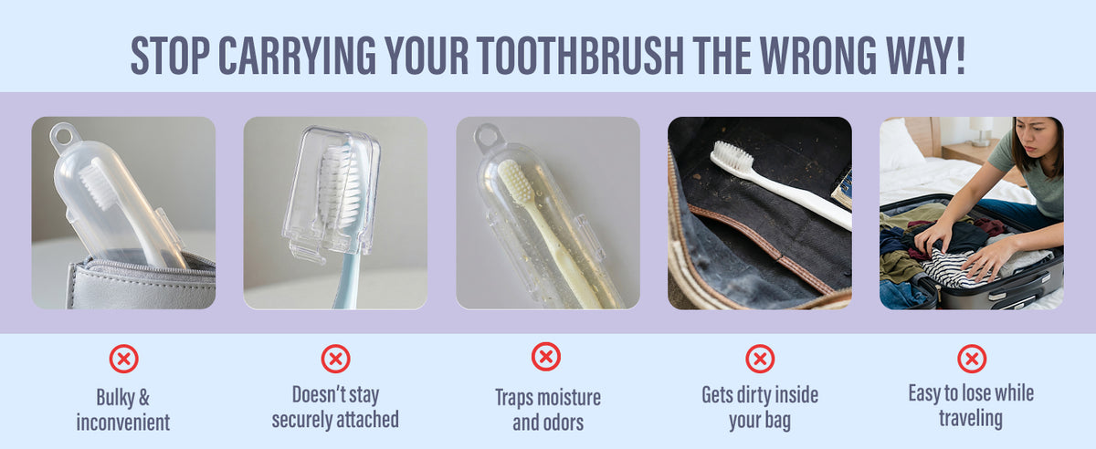 GuruNanda Brush Pods Toothbrush Protector
