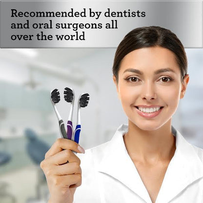 Butter On Gums Charcoal Toothbrush (1-Pack) - GuruNanda 