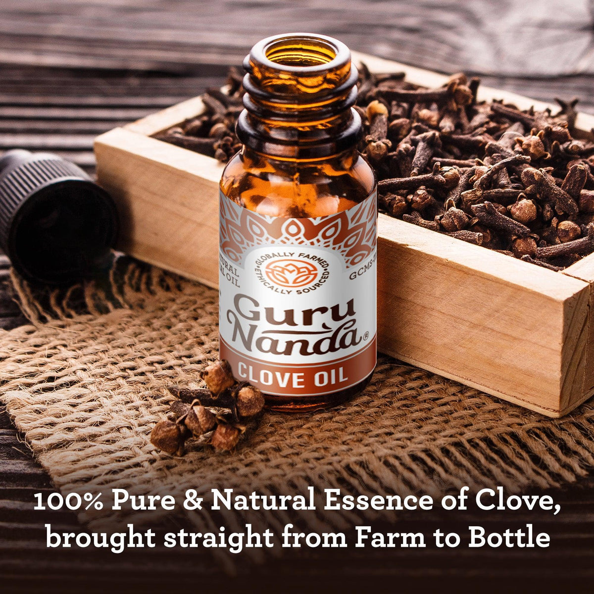 Clove Essential Oil, 15 ML - 1 PK - GuruNanda