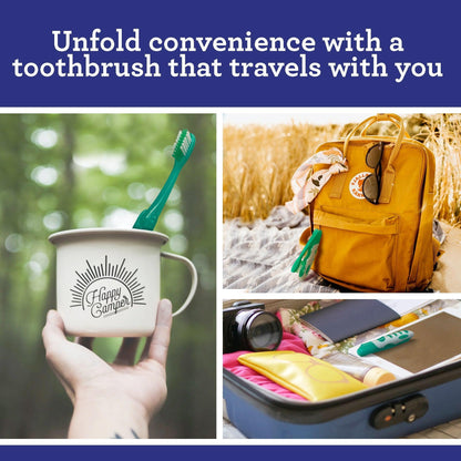 Folding Travel Toothbrush - GuruNanda