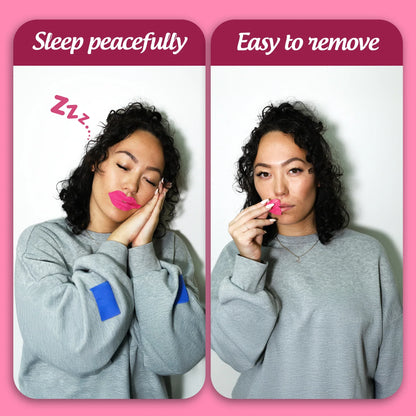 Cinta Nocturna Rosa en Forma de Labios con Estuche - 60 Unidades