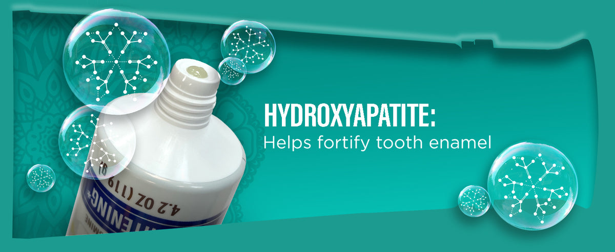Hydroxyapatite - a biocompatible option that closely matches the composition of your teeth