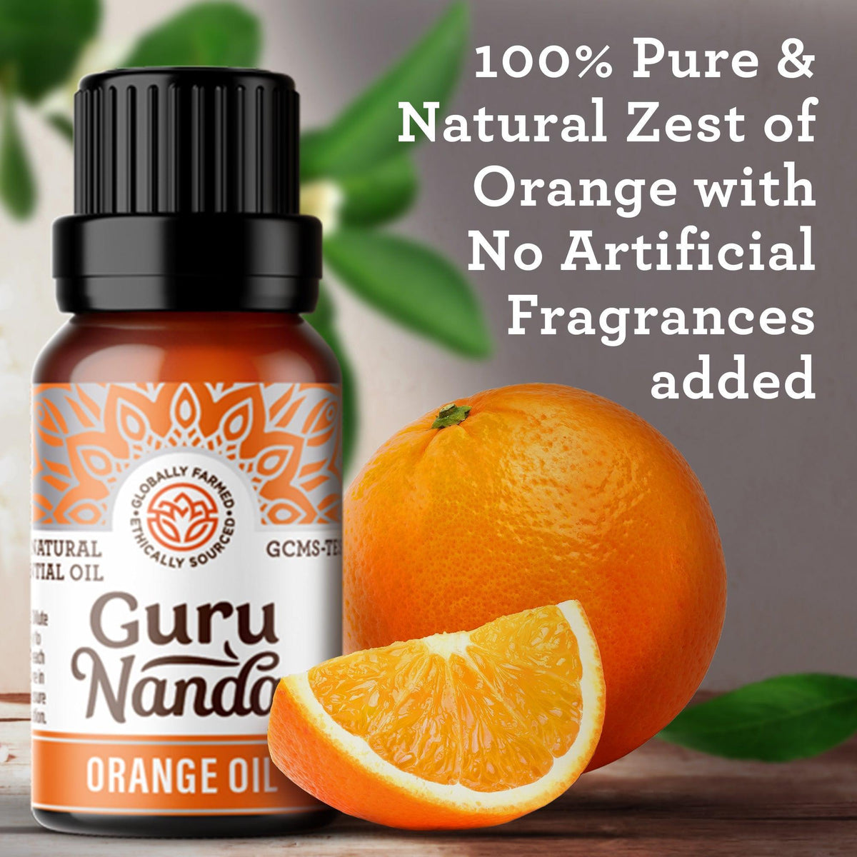Orange Essential Oil, 15 ML - 1 PK - GuruNanda