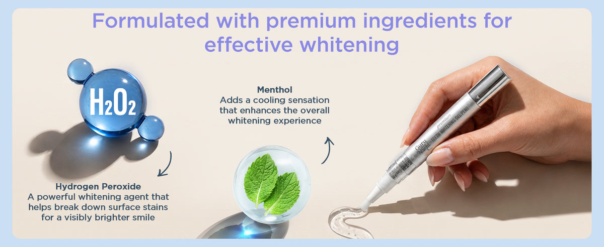 GuruNanda Premium Pearl Whitening Gel Pen