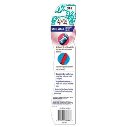Smile Clean Big Tuft Bristles Toothbrush (1 Pack) - GuruNanda