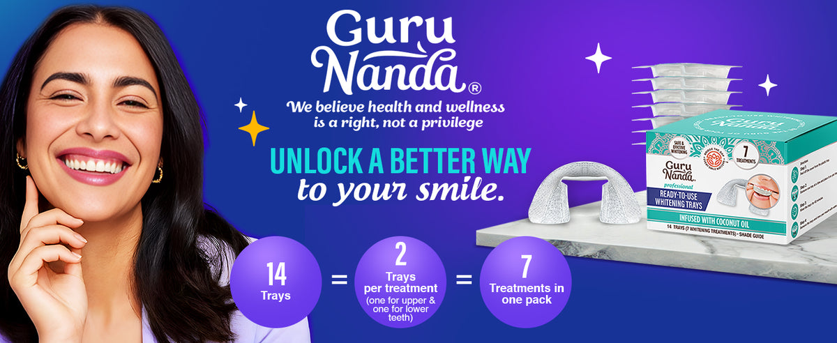 GuruNanda Professional Ready-to-Use Whitening Trays 7 Treatments